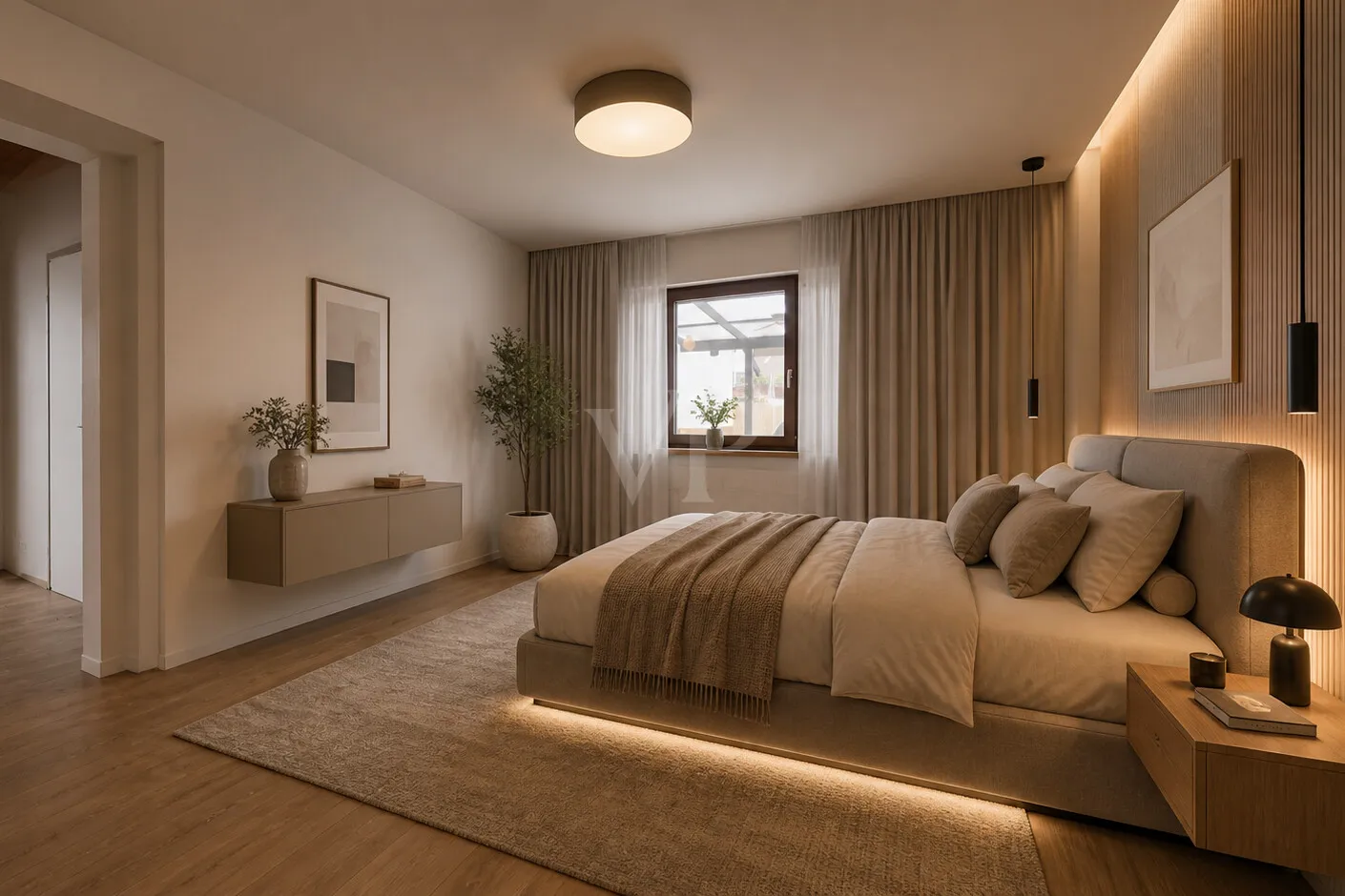 KI - Wohnbeispiel Schlafzimmer