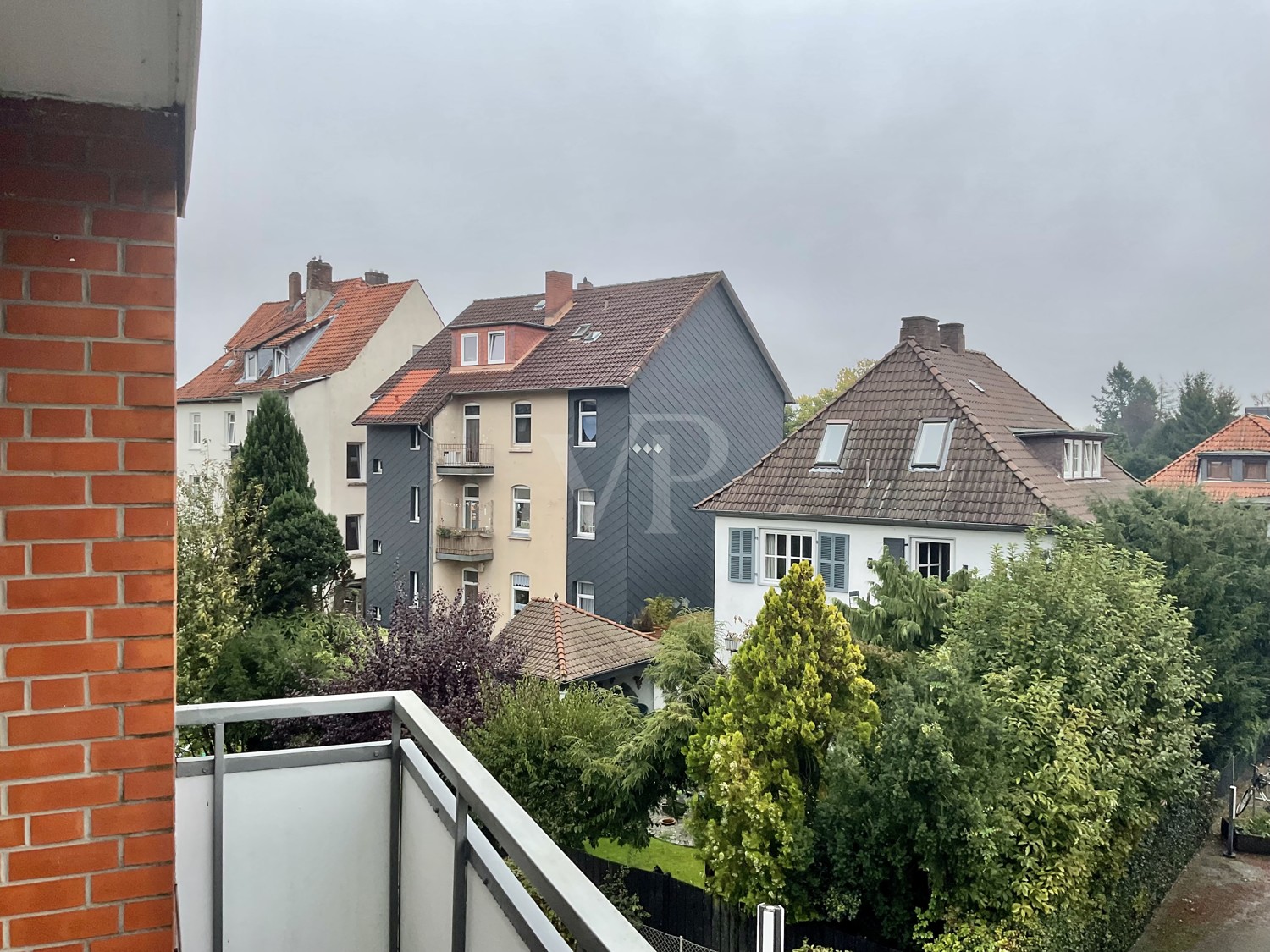 Blick vom Balkon