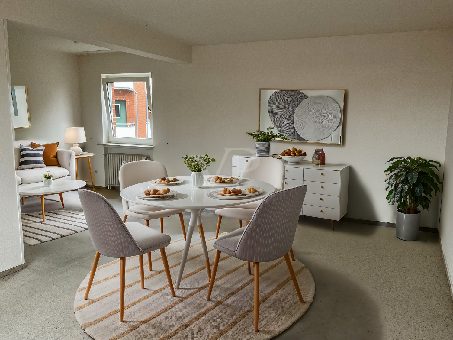 Wohn / Essbereich (Home Staging)