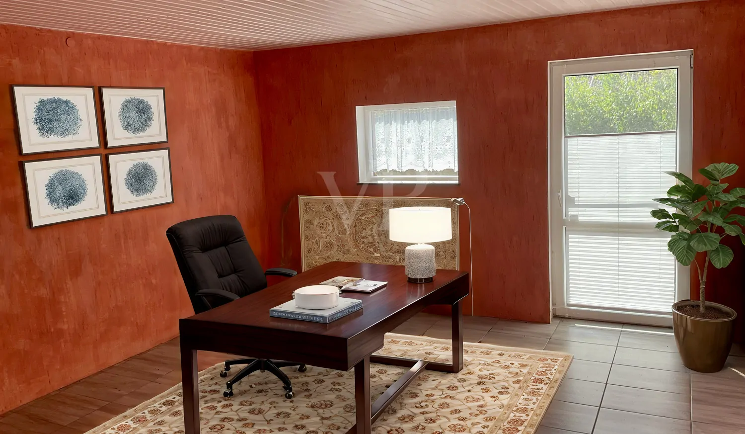Mögliches Arbeitszimmer (Home Staging)