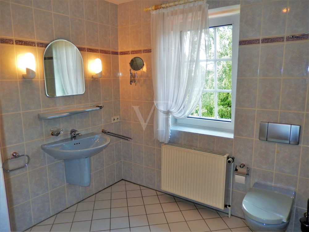 Badezimmer mit Sauna