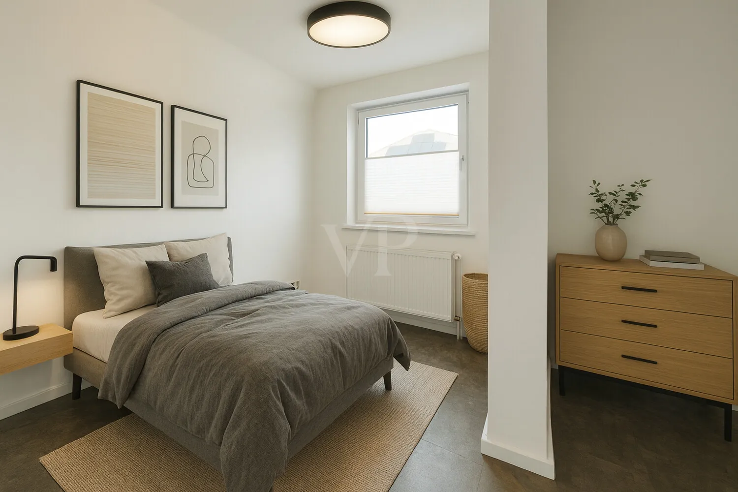 EG Einliegerwohnung Schlafzimmer (Home Staging)