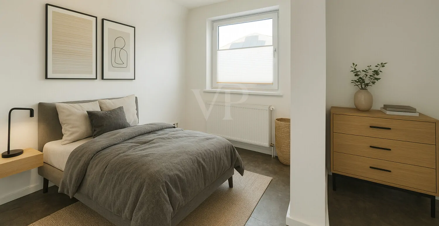 EG Einliegerwohnung Schlafzimmer (Home Staging)
