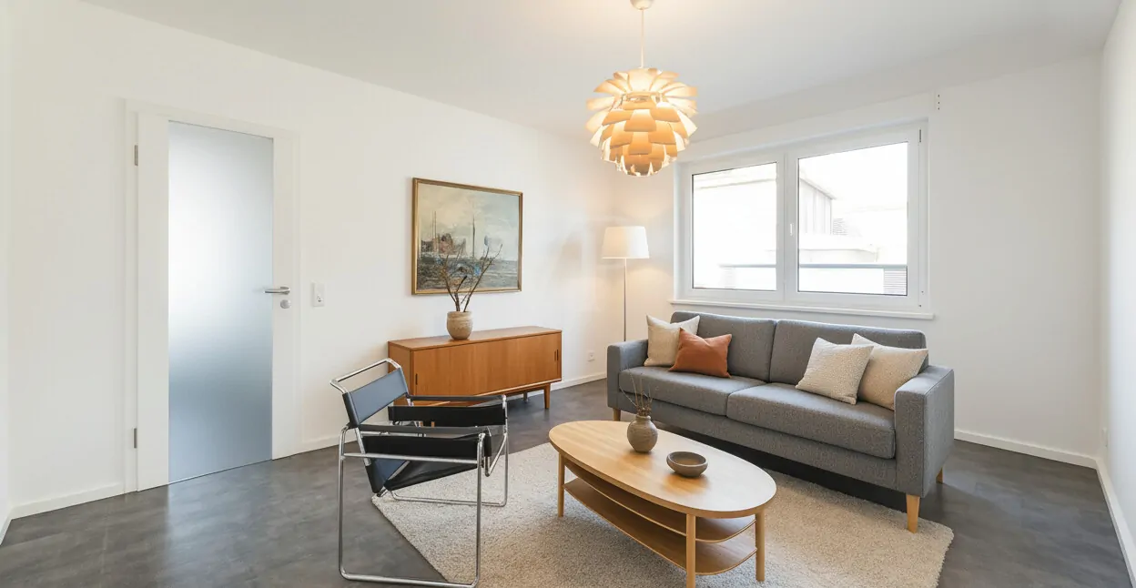 EG Einliegerwohnung Wohnzimmer (Home Staging)