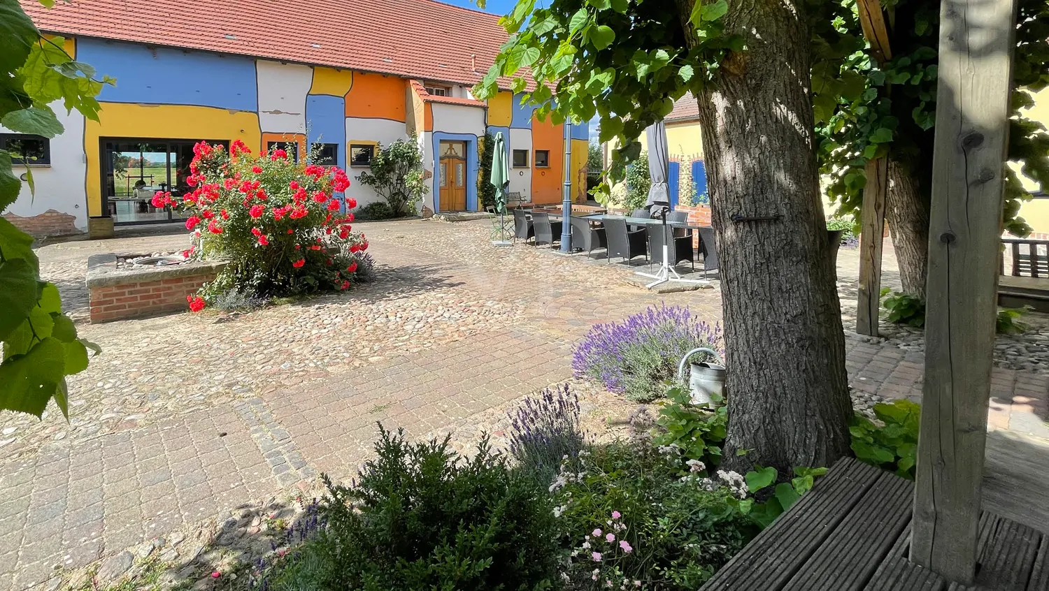 Ansicht Stallgebäude/Scheune