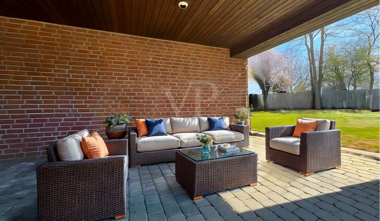 Überdachte Terrasse