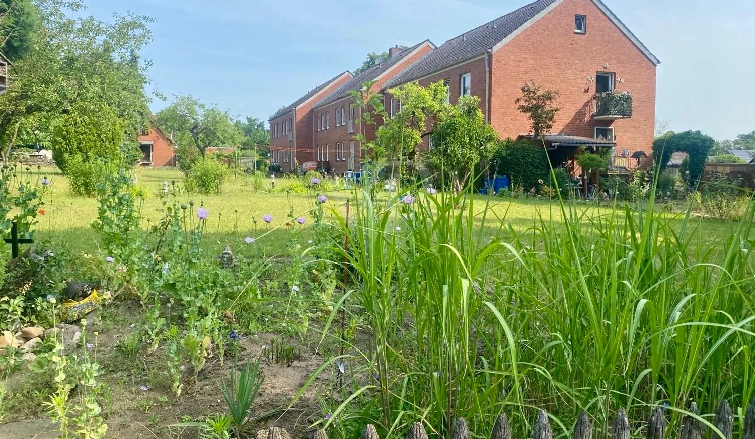 Wohnanlage Seitensicht