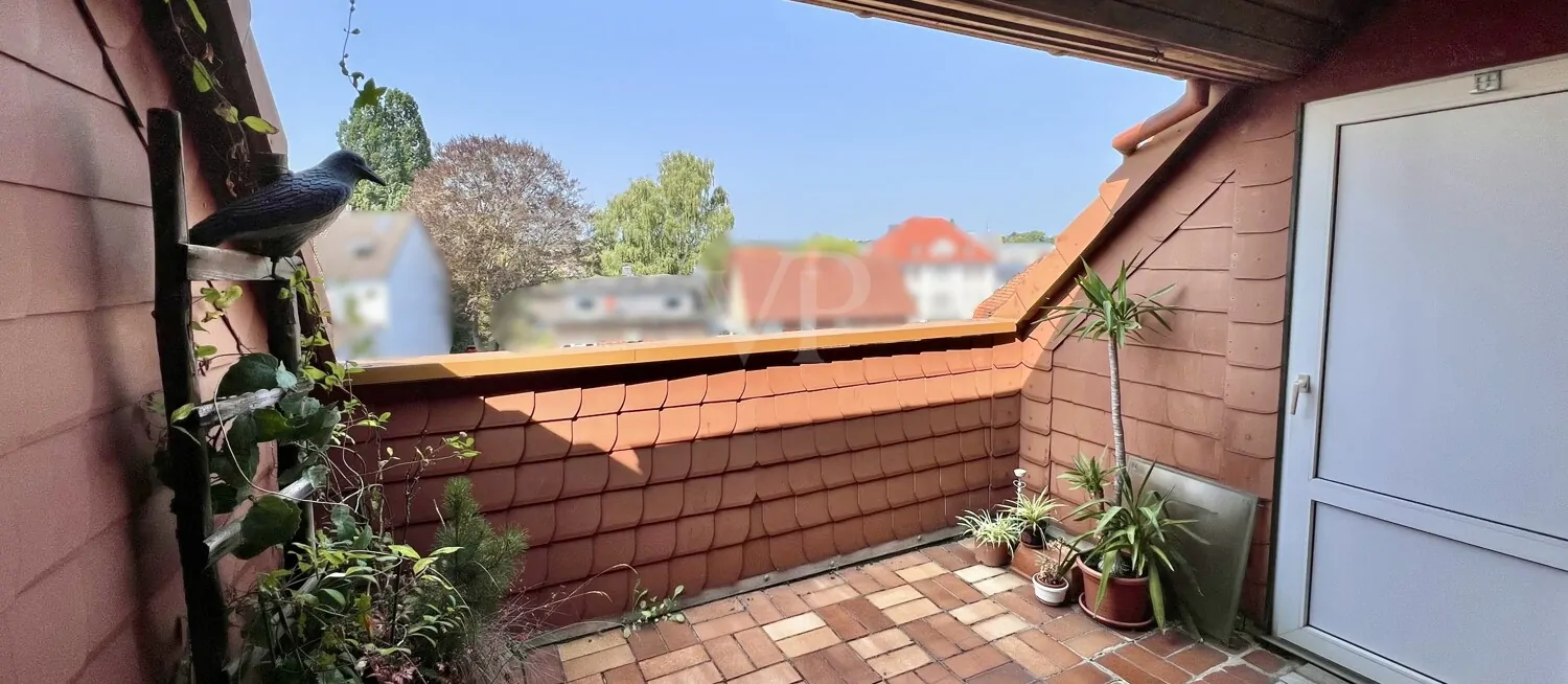 Ausblick Loggia Wohnung DG