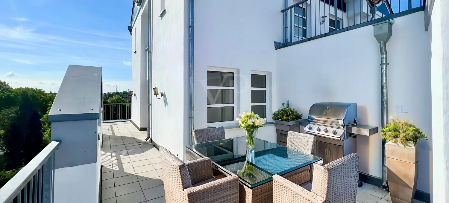 Terrasse Arbeitszimmer