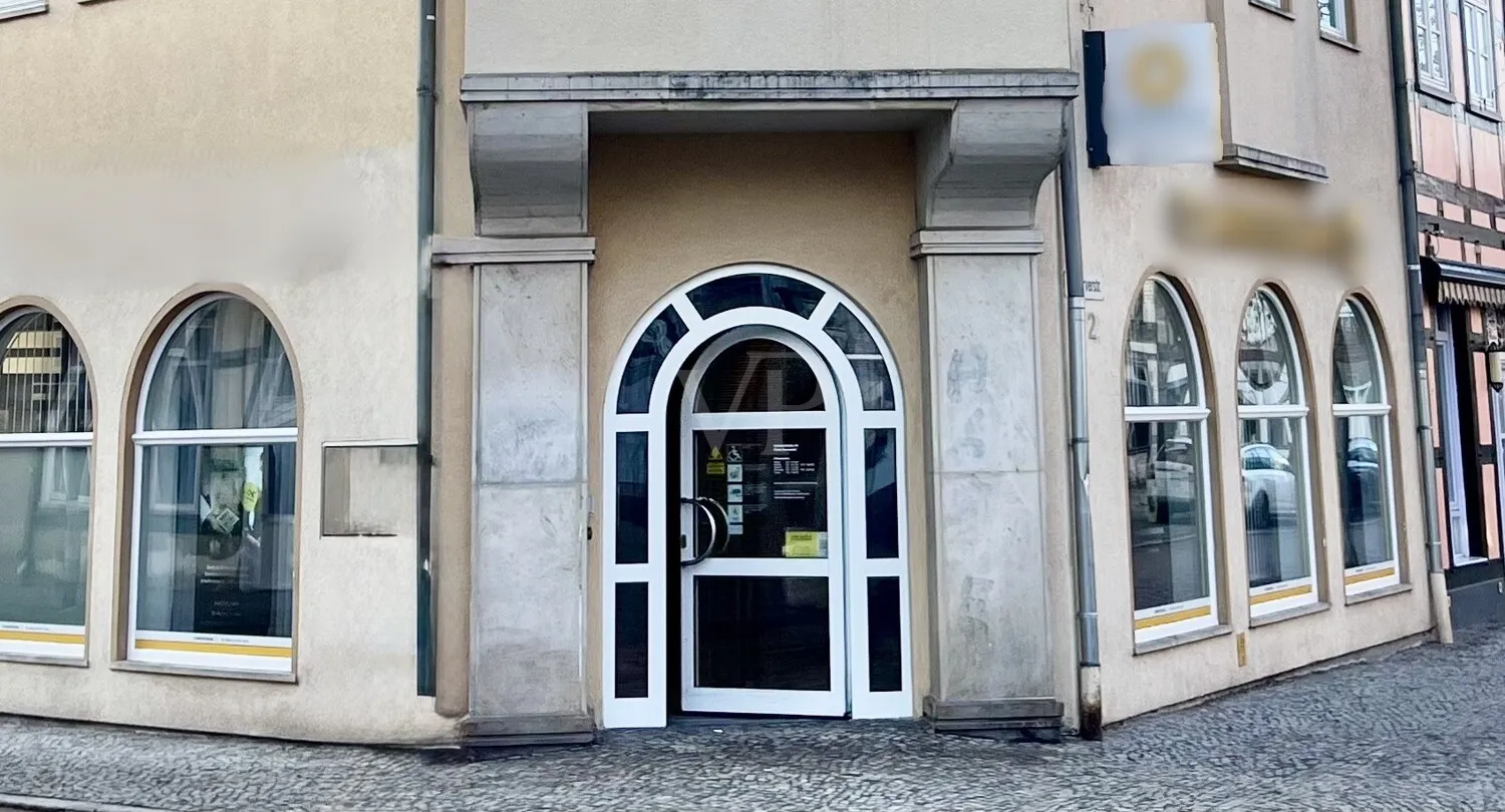 Eingang Bankfiliale
