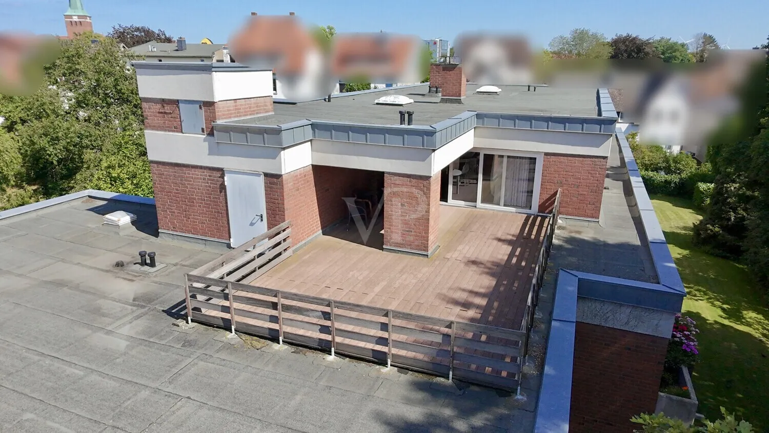Außenansicht Dachterrasse