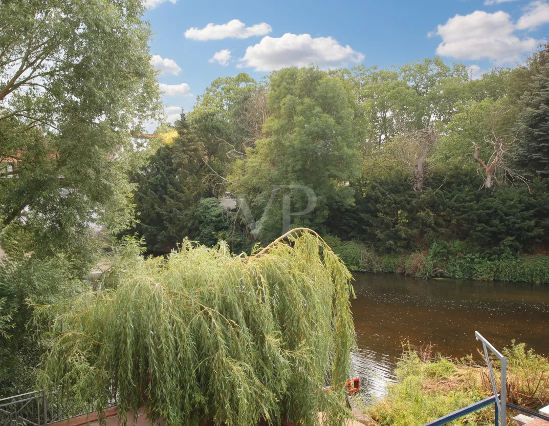 Blick vom Balkon