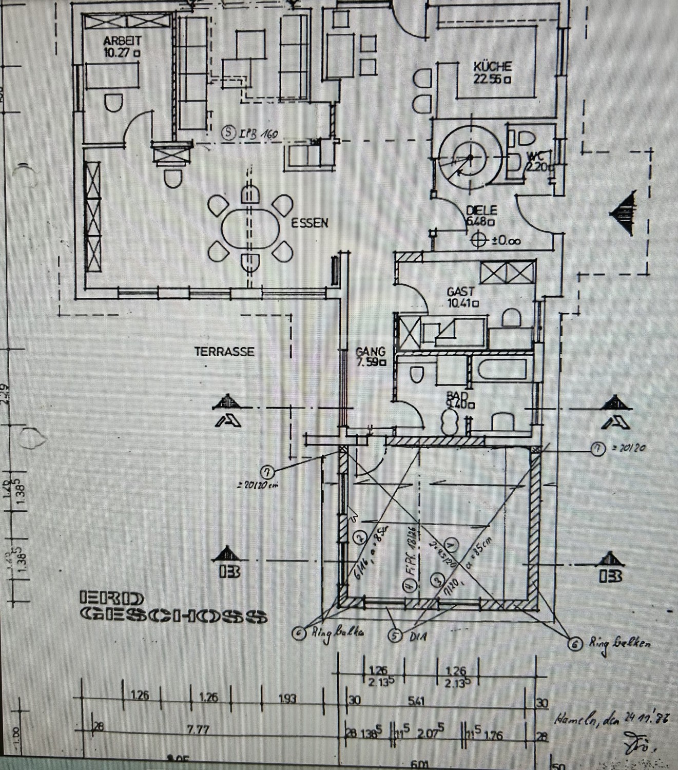 Grundriss Wohnetage