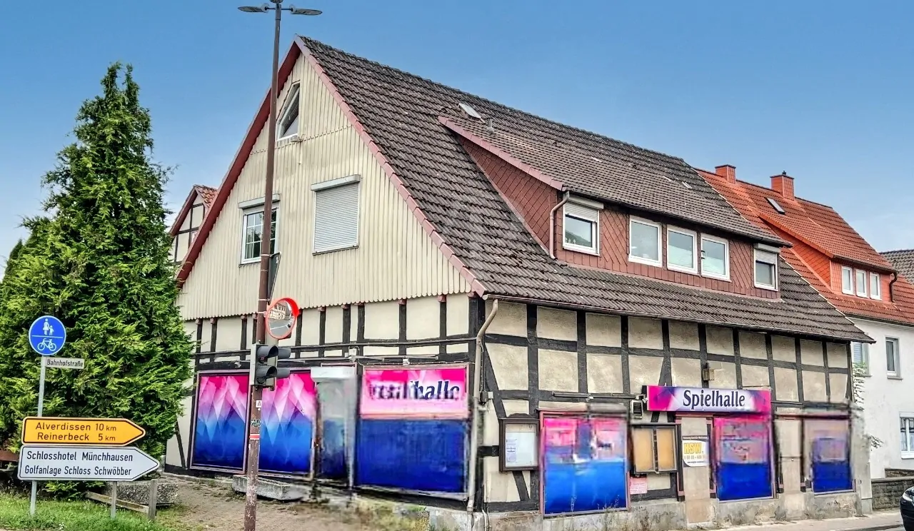 Ansicht von der Kreuzung