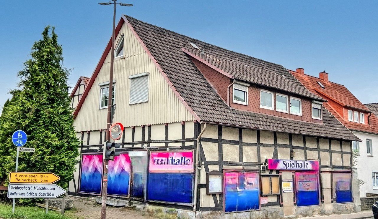 Ansicht von der Kreuzung