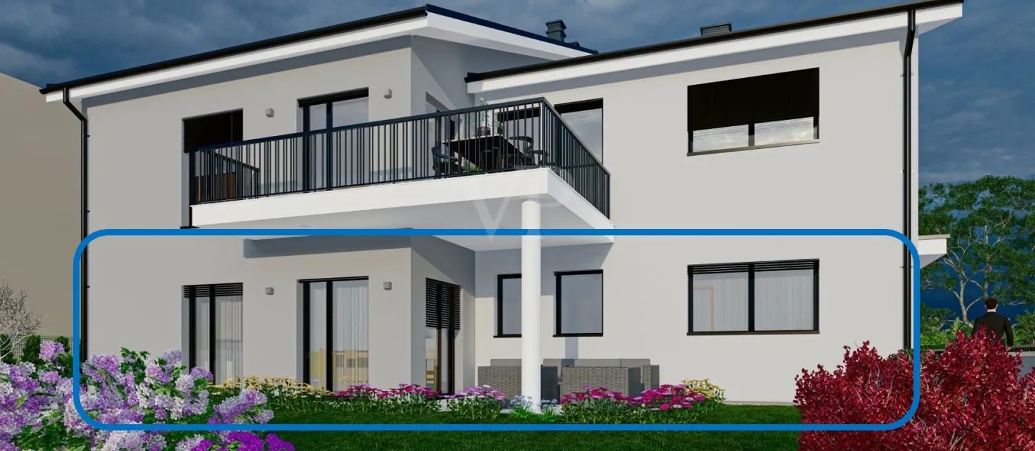 Wohnungsansicht_Terrasse_Garten_EG vorne