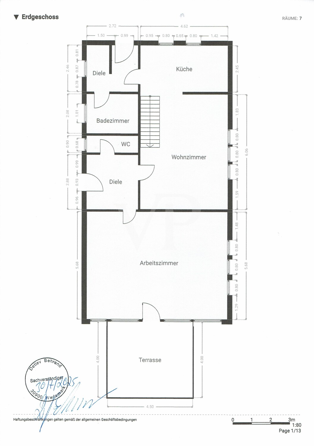 Grundriss EG Haus 6