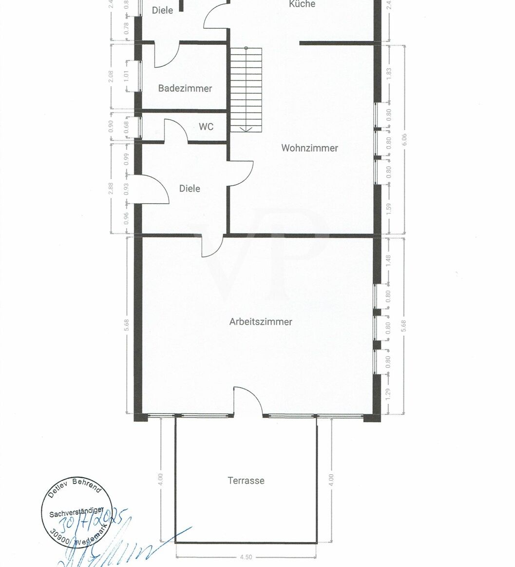Grundriss EG Haus 6