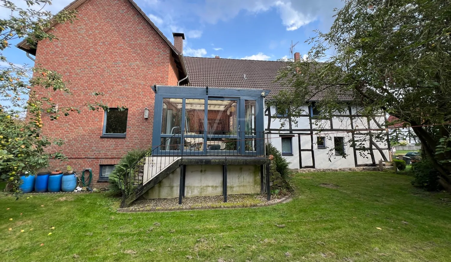 Seitenansicht-Wintergarten