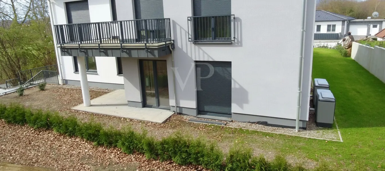 Ansicht Garten Wohnung EG