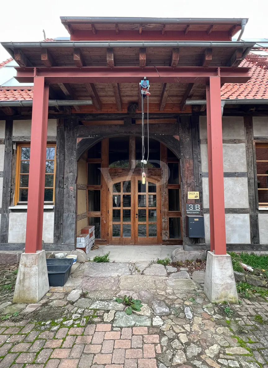 Weitläufiges Gebäude-Ensemble mit vielseitigen Möglichkeiten für Visionäre; Fokus Fachwerkhaus