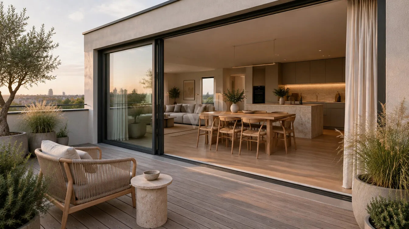 Visualisierung Dachterrasse