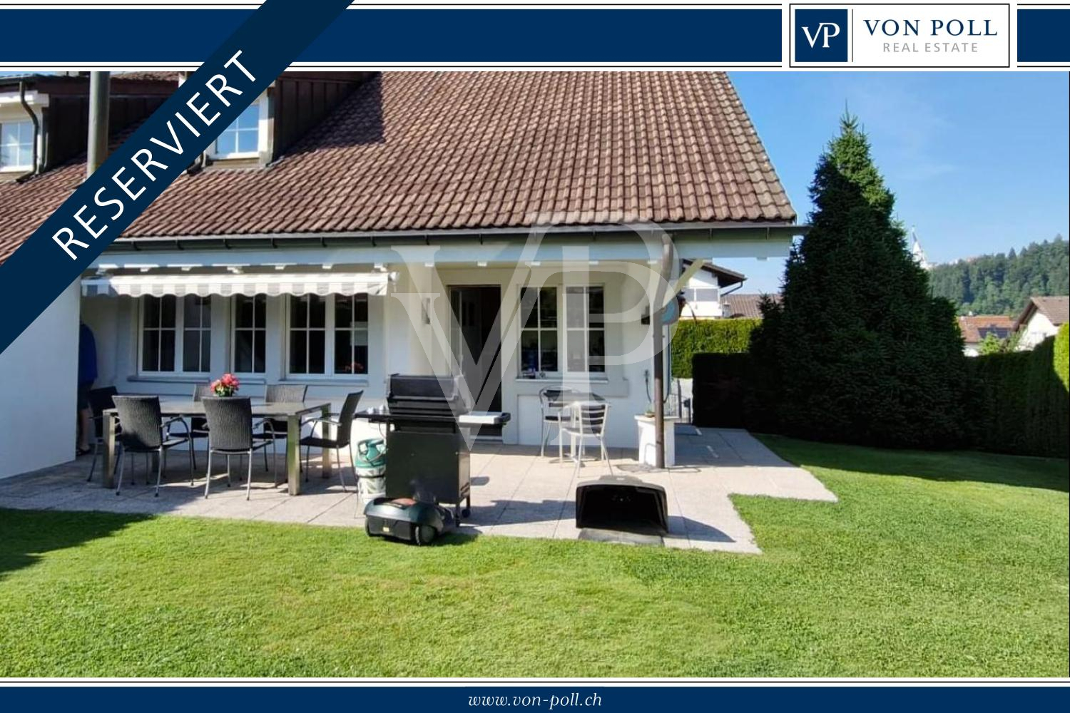 Hausansicht vom Garten