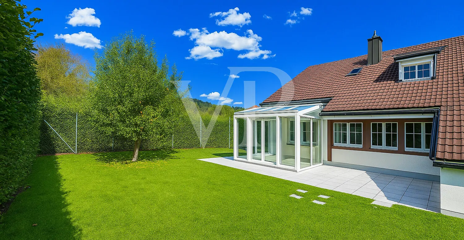 Garten und Wintergarten