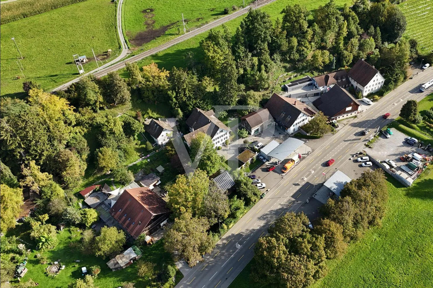 Blick Südwestlich auf Kernzone
