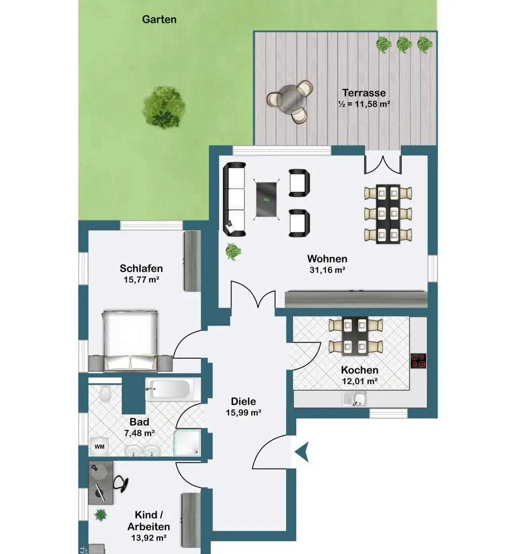 Grundriss Erdgeschoss