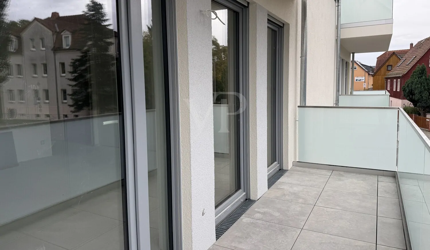 großer Balkonbereich