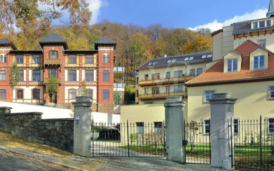 Ansicht auf das Anwesen