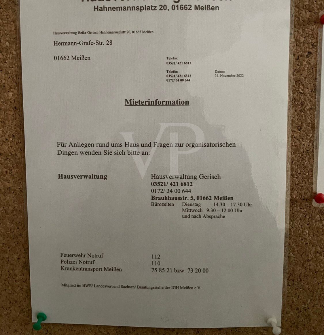 Hausverwaltung