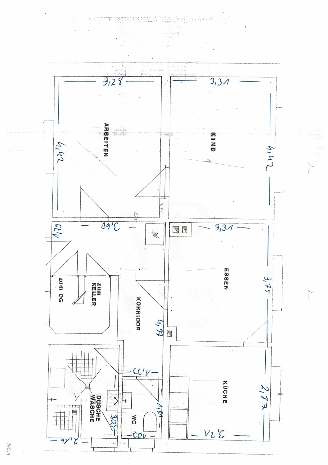 Grundriss Dachgeschoss