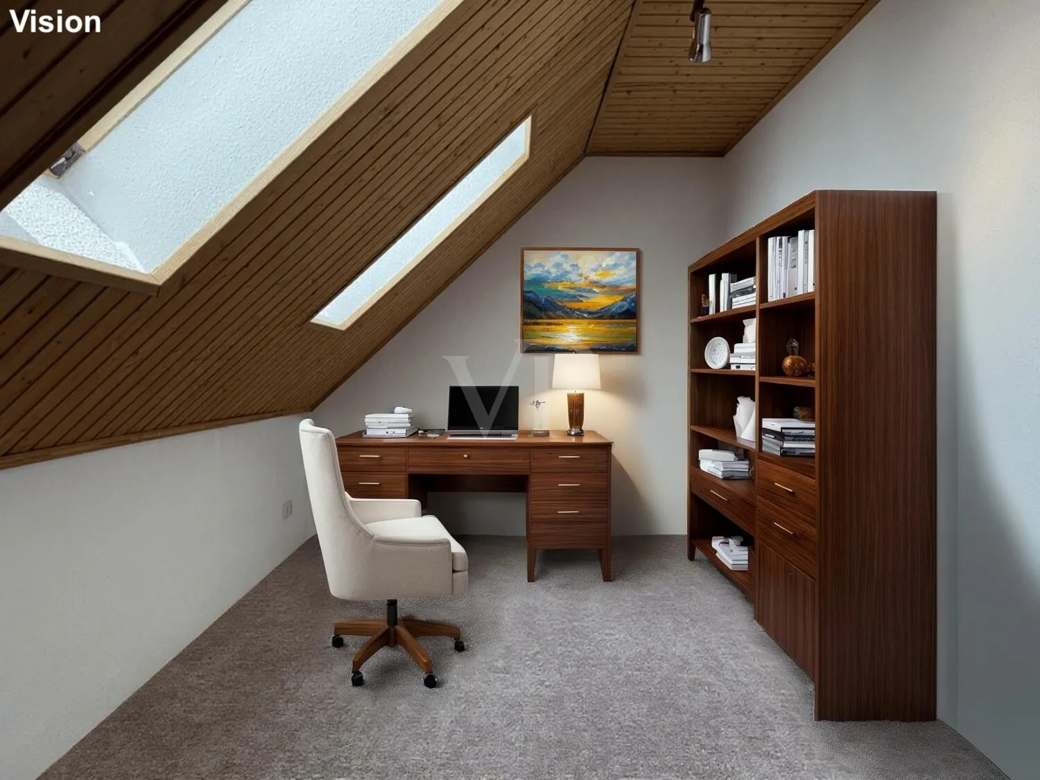 Arbeitszimmer Vision