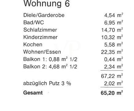 Wohnfläche