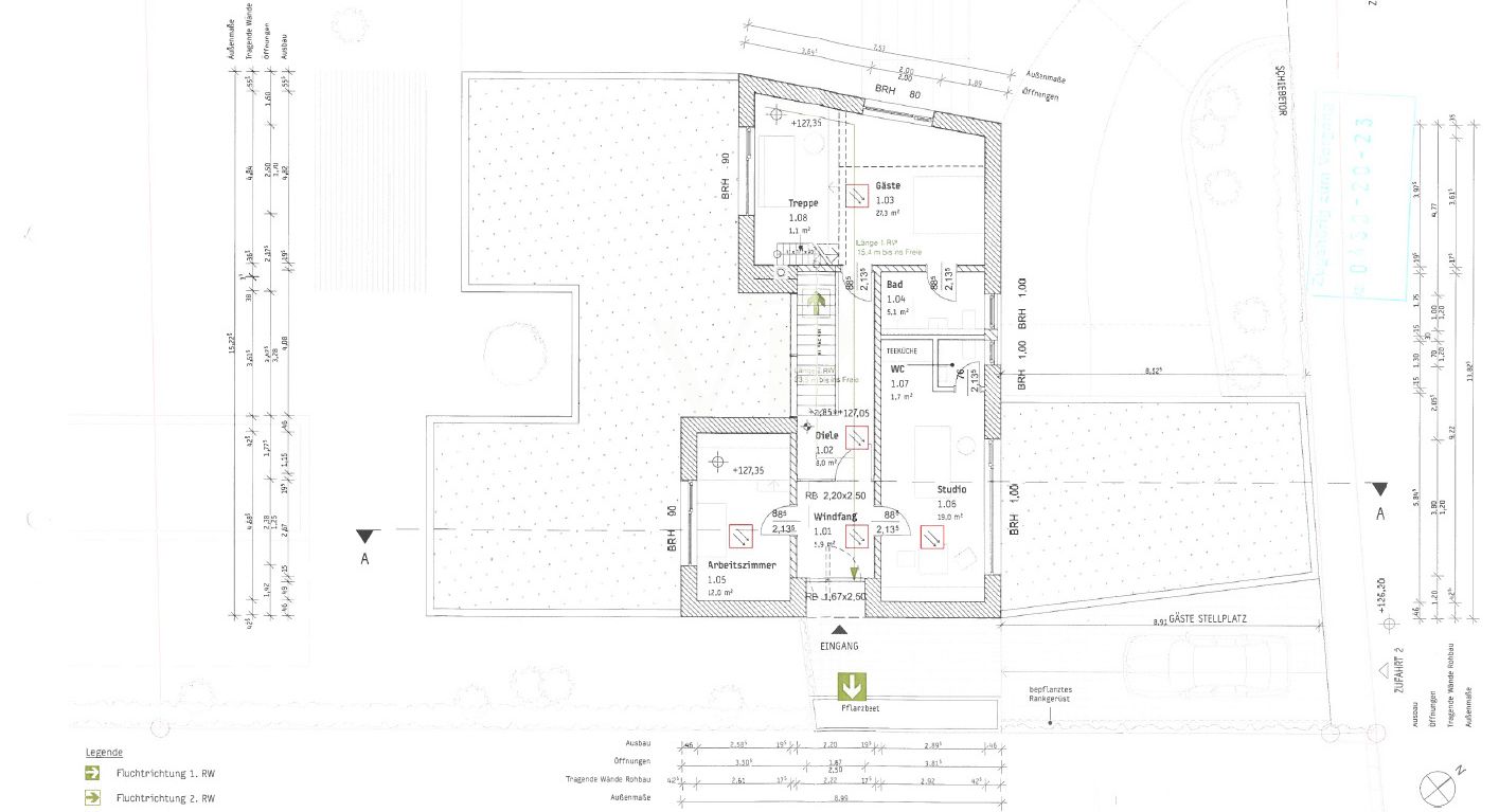 Studioebene mit möglicher Einliegerwohnung