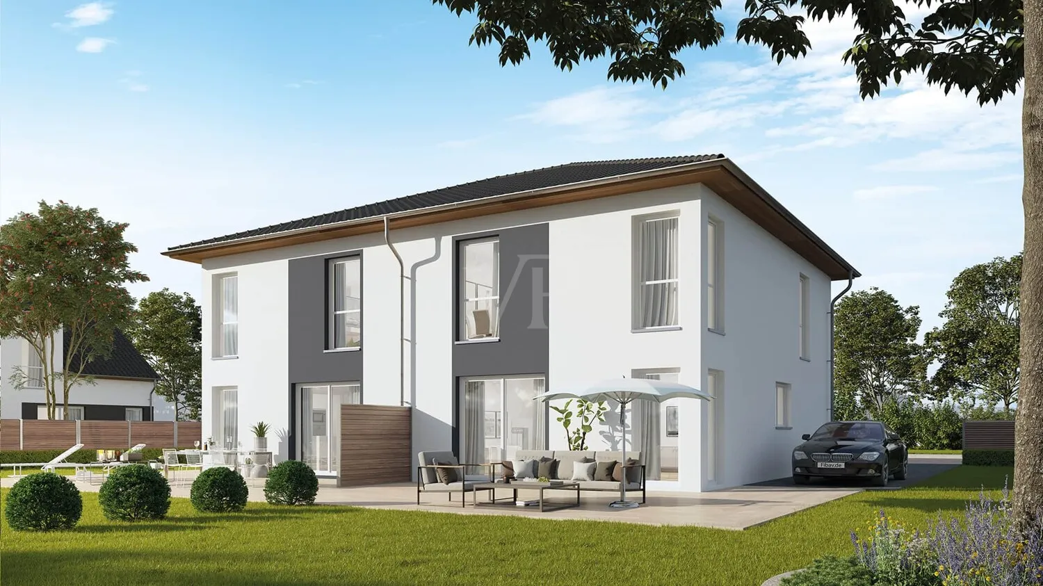 BUILDING PLOT FOR SEMI-DETACHED HOUSES IN A CENTRAL LOCATION IN WEINBÖHLA