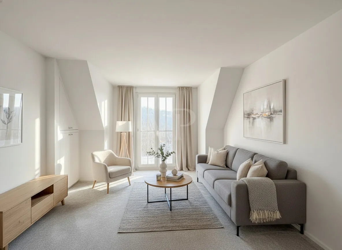 DG Wohnzimmer mit Balkon Vision