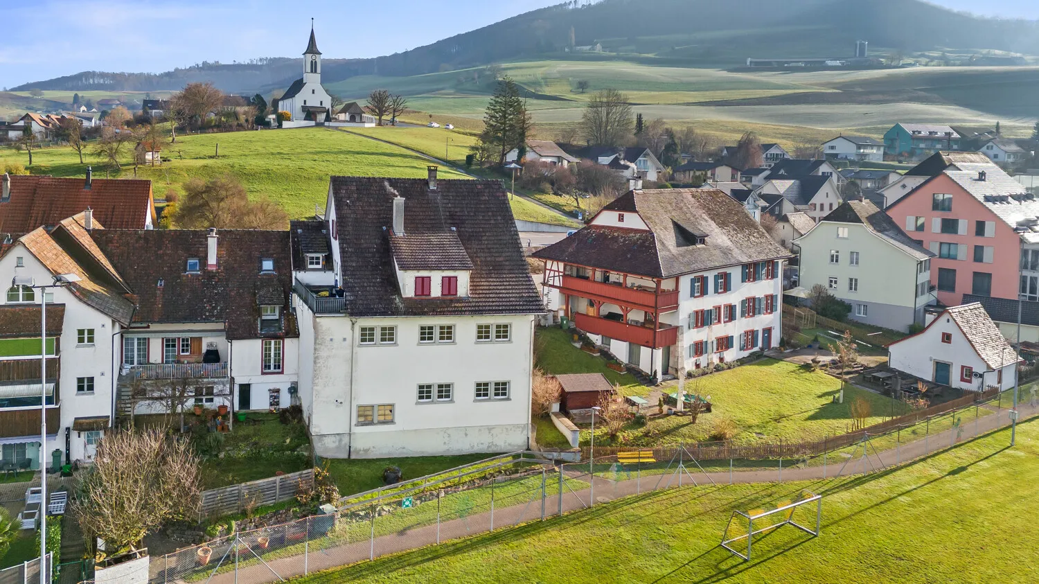 Luftaufnahme Fassade