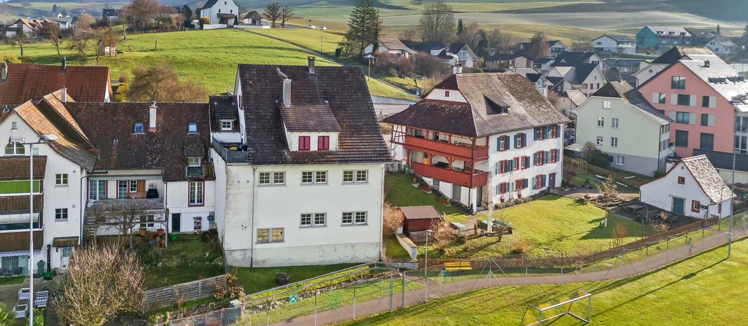 Luftaufnahme Fassade