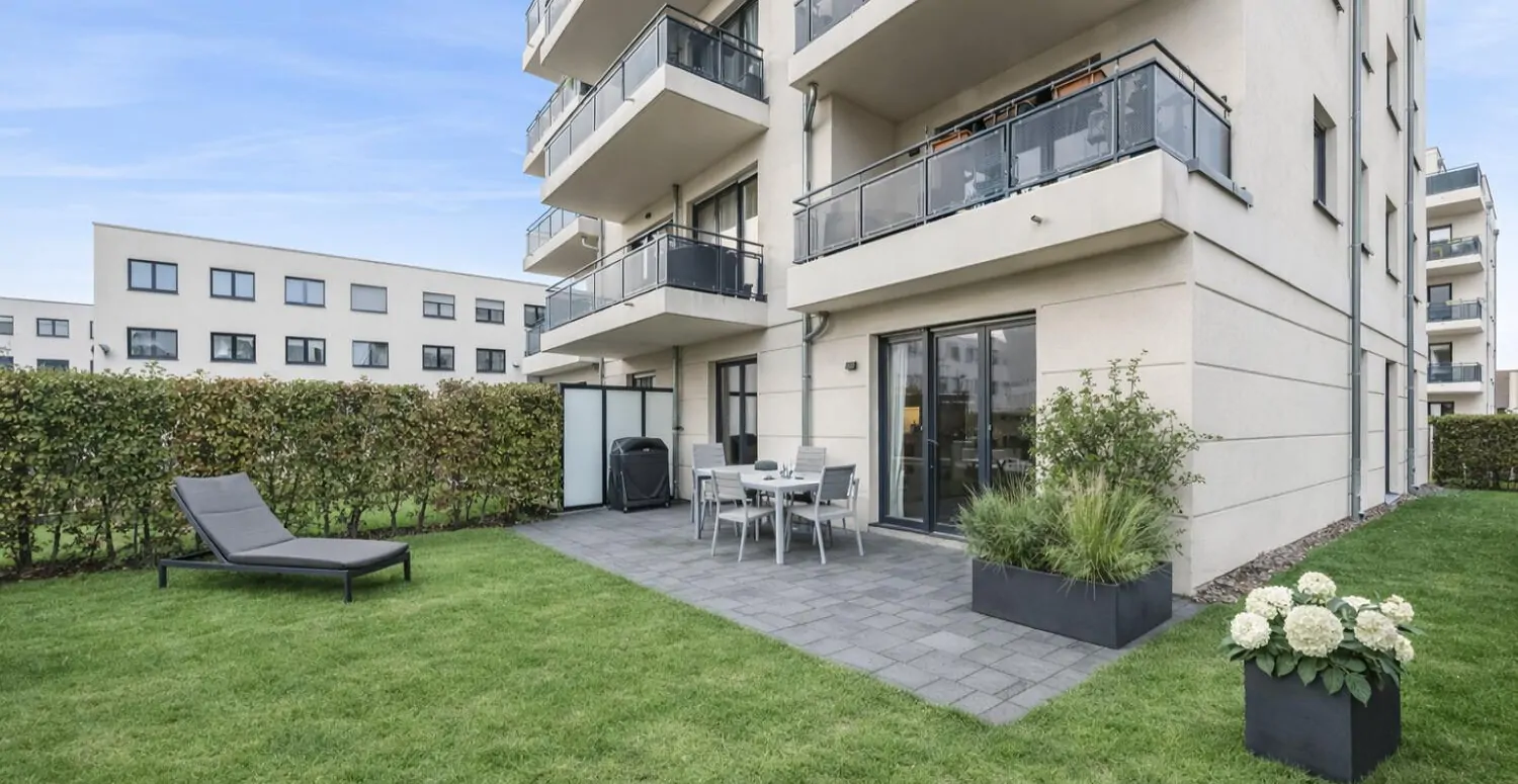 Attraktive Wohnung mit großem Garten in ruhiger Lage