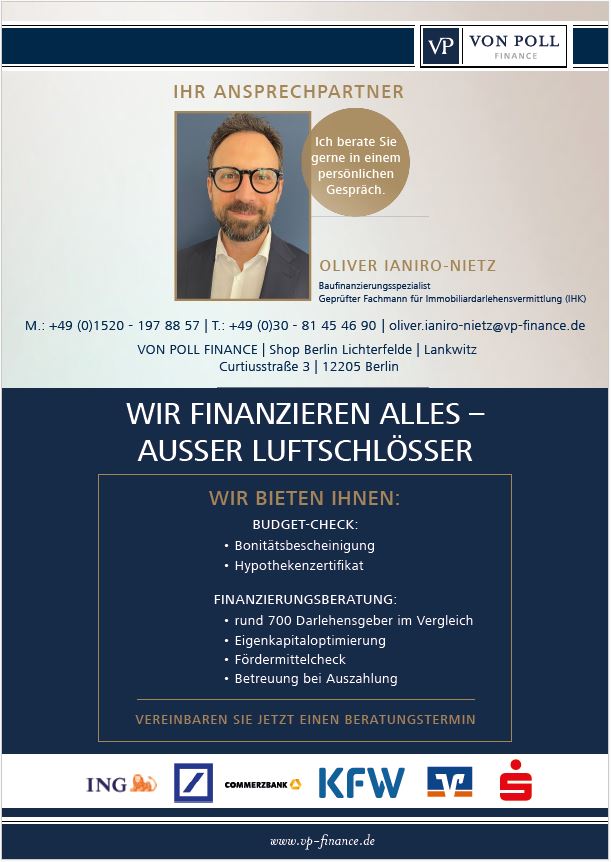 Für Sie die beste Finanzierung!