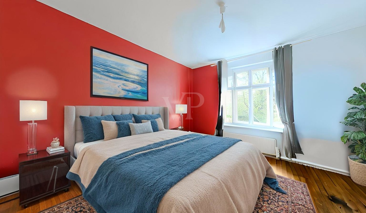 Schlafzimmer Obergeschoss visualisiert