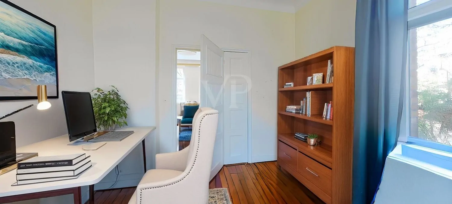 Arbeitszimmer Durchgangszimmer vsiualisiert