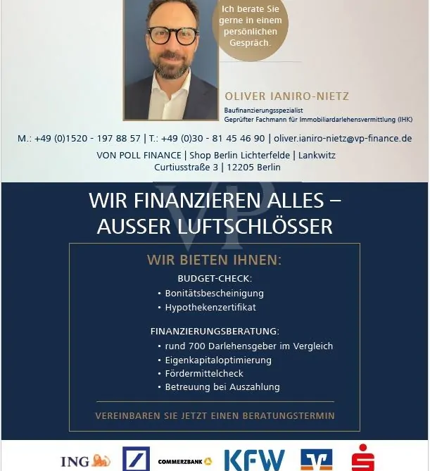 Für Sie die beste Finanzierung!