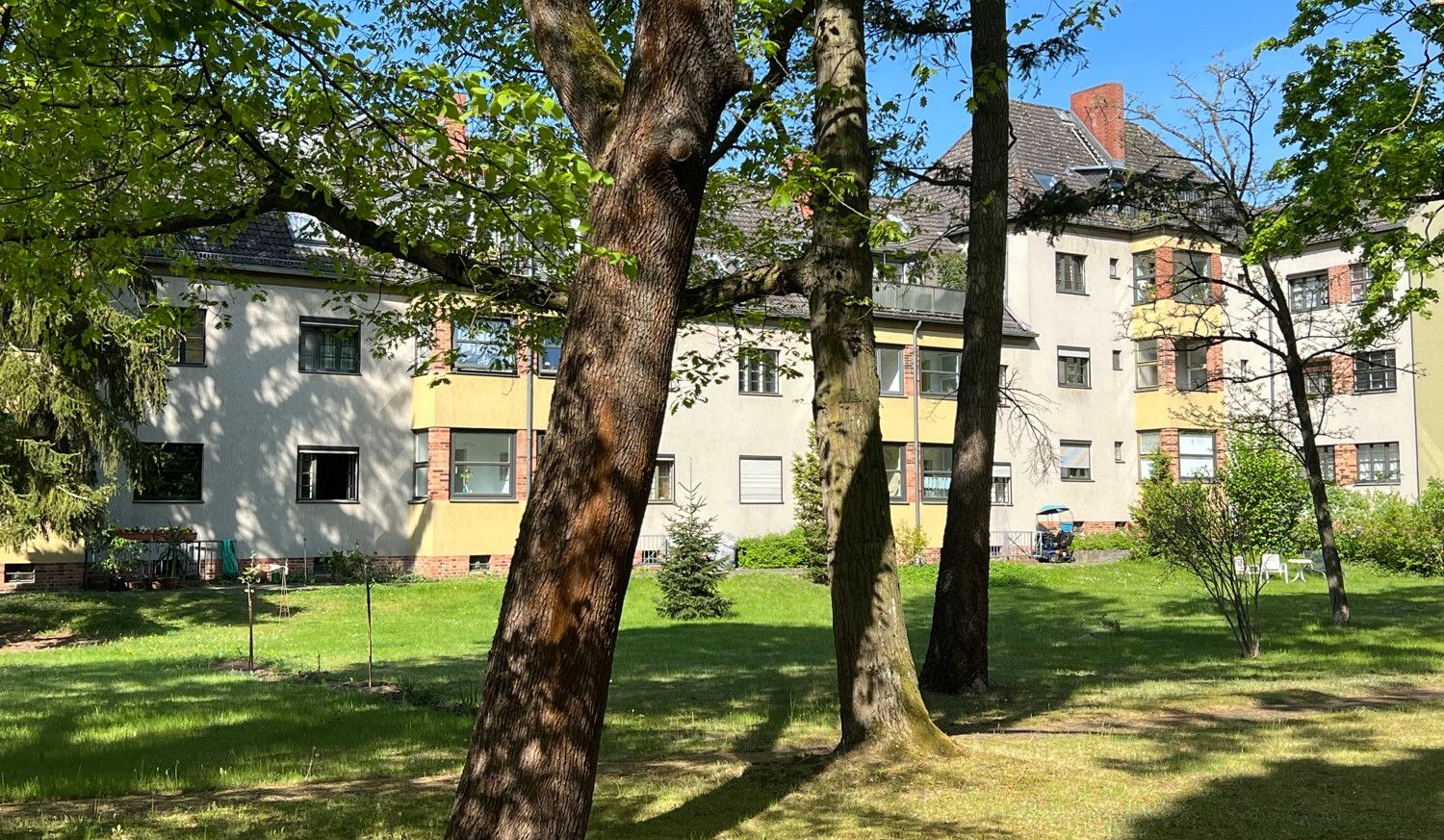 Die Wohnanlage Gartenseite