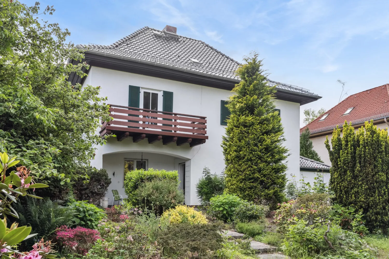 Hausansicht vom Garten