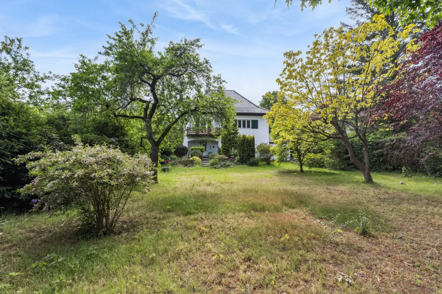 Hausansicht vom Garten