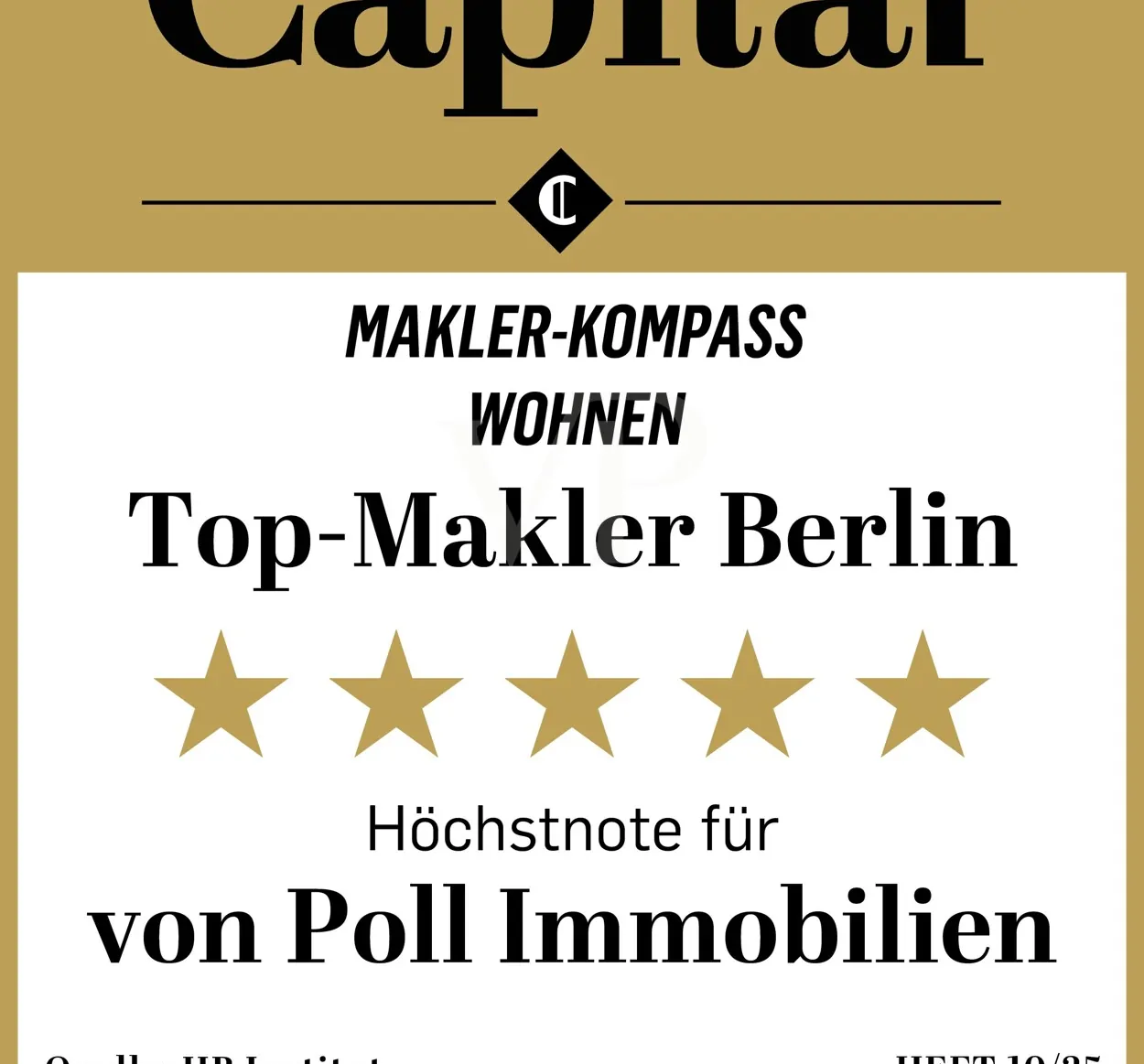 Capital Siegel Bestnote